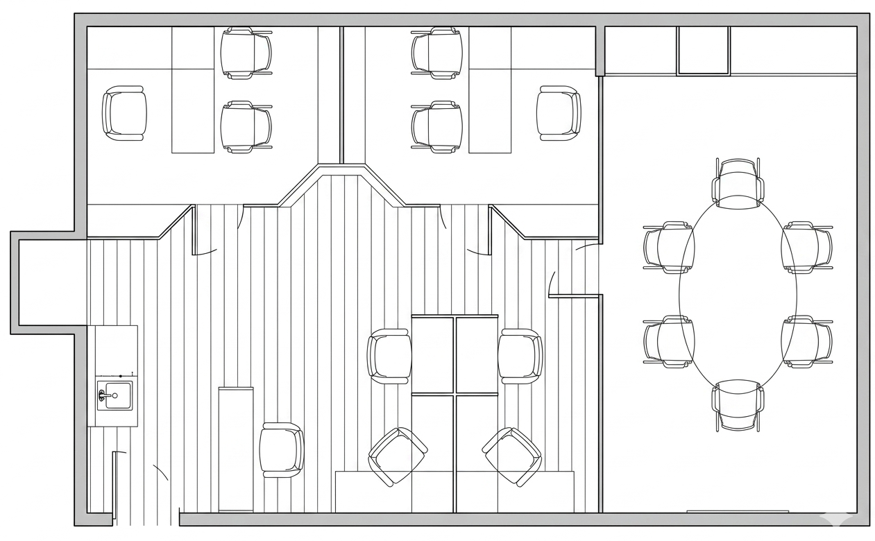 Office floor plan